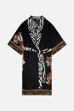 LONG LINE REVERSIBLE ROBE WHATS NEW PUSSYCAT -clothing shop CAMILLA 00017627 LONG LINE REVERSIBLE ROBE WHATS NEW PUSSYCAT FL