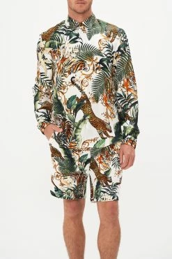 COLLARED LONG SLEEVE SHIRT TIGER TRAP -clothing shop CAMILLA 00017660 COLLARED LONG SLEEVE SHIRT TIGER TRAP 4