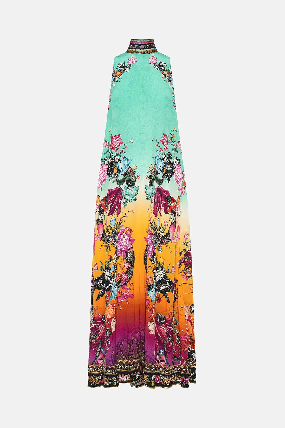 HIGH NECK WIDE FLARED JUMPSUIT VIPER ROOM 3 HIGH NECK WIDE FLARED JUMPSUIT VIPER ROOM - Image 3