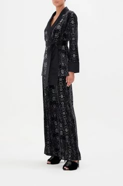 RELAXED JACKET WITH SPLIT CUFFS WILD HORSES -clothing shop CAMILLA 00017898 RELAXED JACKET WITH SPLIT CUFFS WILD HORSES 2