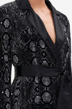 RELAXED JACKET WITH SPLIT CUFFS WILD HORSES -clothing shop CAMILLA 00017898 RELAXED JACKET WITH SPLIT CUFFS WILD HORSES 5