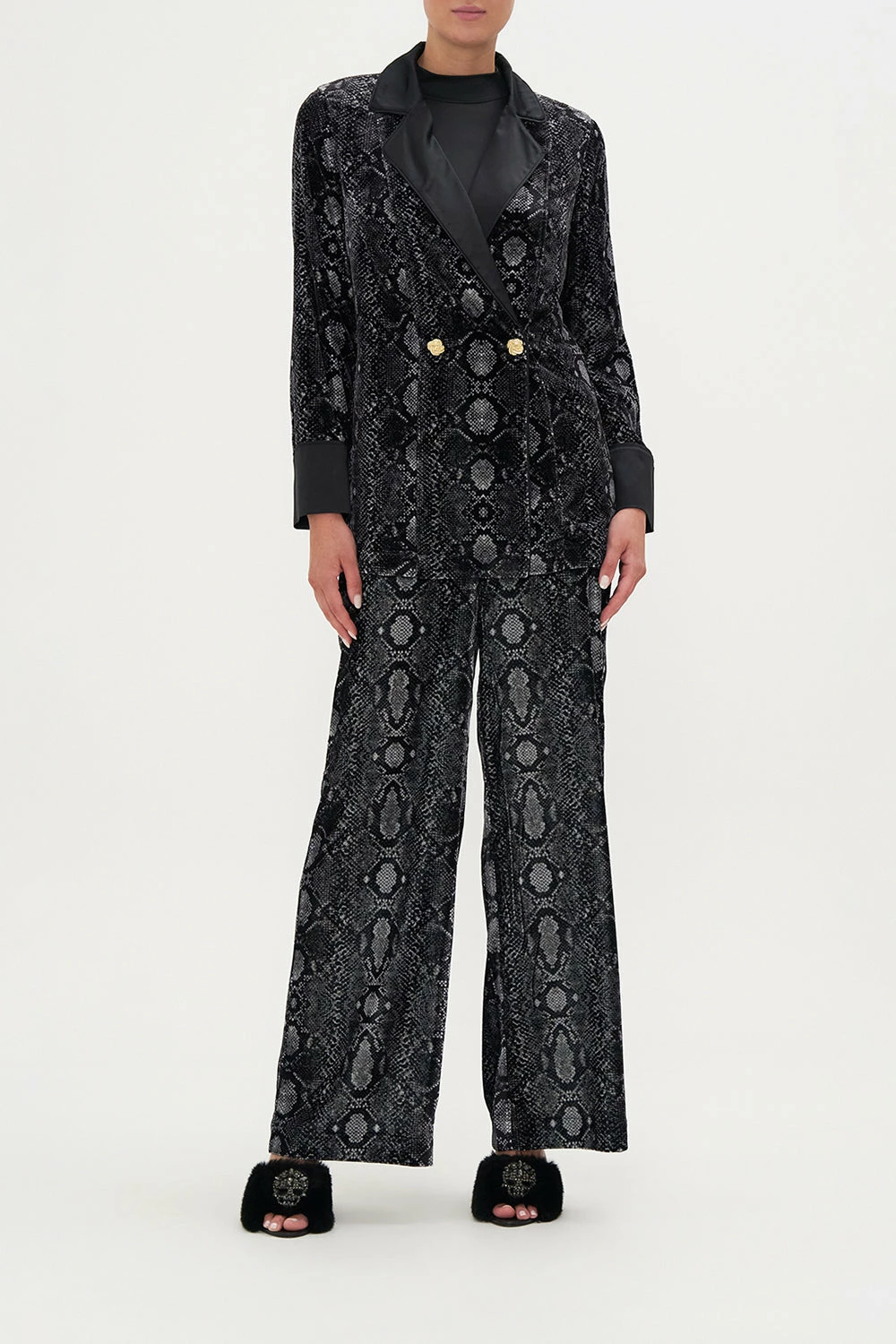 RELAXED JACKET WITH SPLIT CUFFS WILD HORSES - Image 7