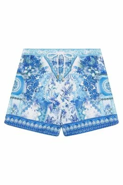 ELASTIC WAIST BOARDSHORT CALI DREAMING -clothing shop CAMILLA 00018012 ELASTIC WAIST BOARD SHORT CALI DREAMING FL 1