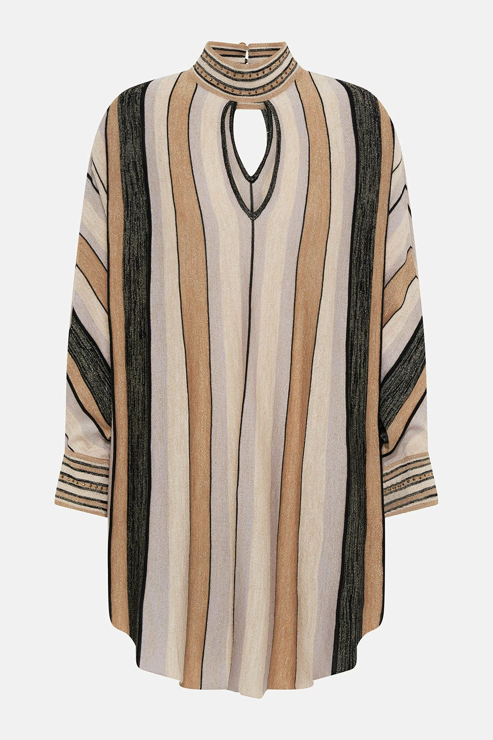 KNITTED KAFTAN WITH NECK BAND FOR THE LOVE OF LEO - Image 3