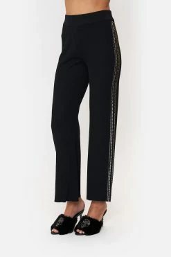 FLARED JACQUARD KNIT PANT DANCE WITH DUENDE -clothing shop CAMILLA 00018229 FLARED JACQUARD KNIT PANT DANCE WITH DUENDE 4