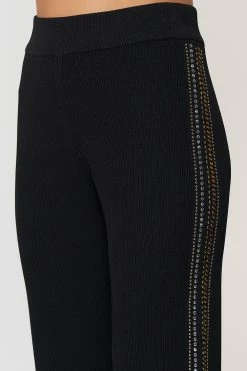 FLARED JACQUARD KNIT PANT DANCE WITH DUENDE -clothing shop CAMILLA 00018229 FLARED JACQUARD KNIT PANT DANCE WITH DUENDE 5