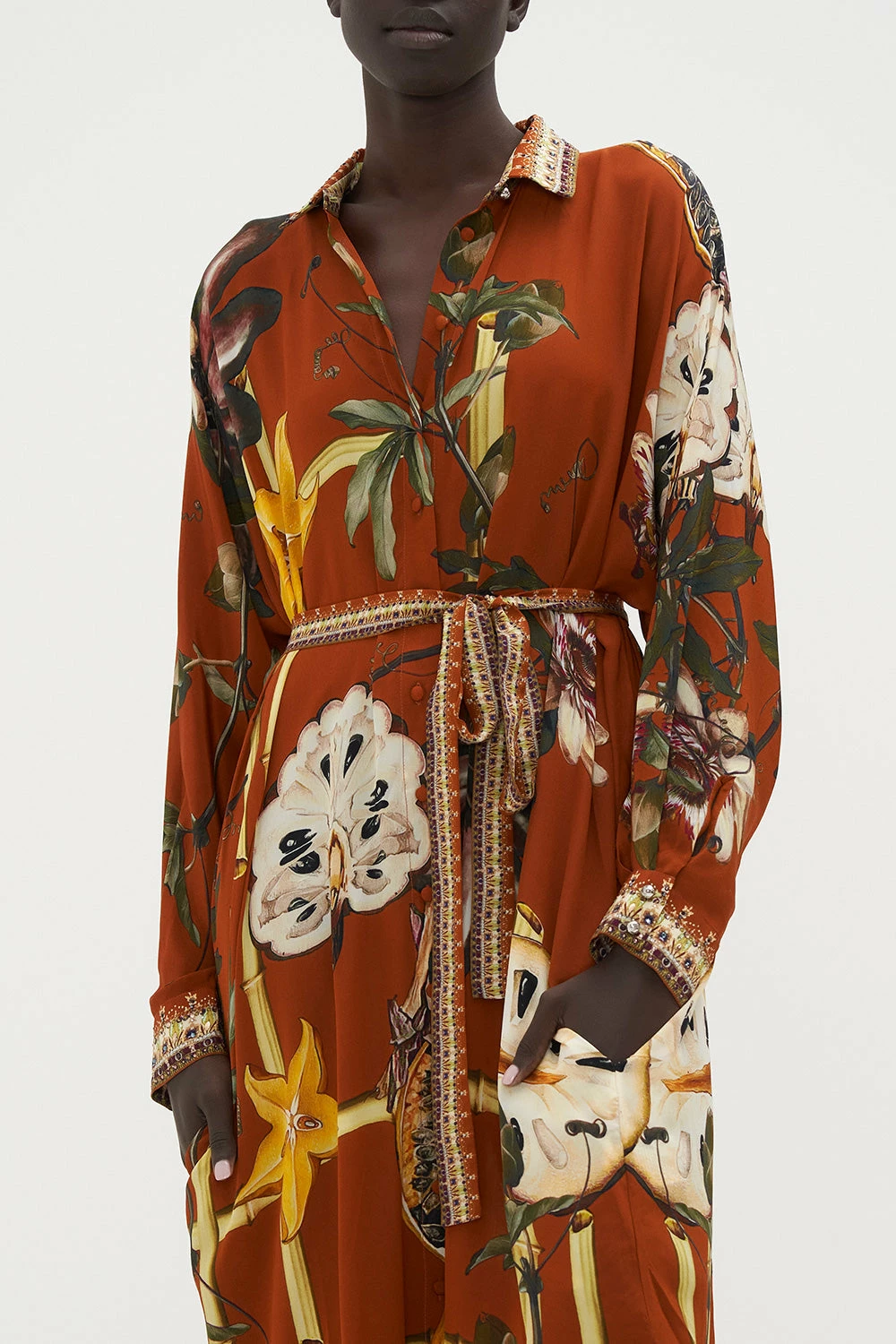 COLLARED BUTTON THROUGH DRESS GARDEN OF EVE 5 COLLARED BUTTON THROUGH DRESS GARDEN OF EVE - Image 5