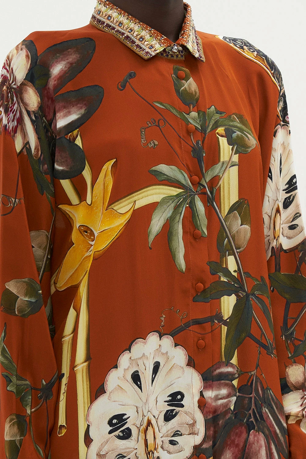 COLLARED BUTTON THROUGH DRESS GARDEN OF EVE 6 COLLARED BUTTON THROUGH DRESS GARDEN OF EVE - Image 6