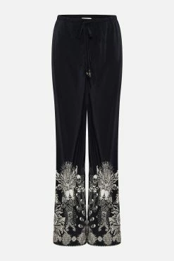 BIAS CUT DRAWSTRING PANT ORDER OF DISORDER -clothing shop CAMILLA 00018258 BIAS CUT DRAWSTRING PANT ORDER OF DISORDER GHOST