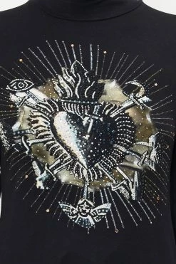 JERSEY TURTLENECK ANIMAL ANARCHY -clothing shop CAMILLA 00018260 JERSEY TURTLENECK ANIMAL ANARCHY 2