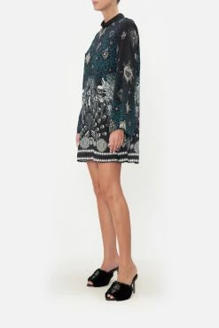 LONG SLEEVE SWING DRESS ANIMAL ANARCHY -clothing shop CAMILLA 00018349 LONG SLEEVE SWING DRESS ANIMAL ANARCHY 2