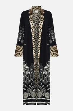 CUFFED SIDE SPLIT COAT ORDER OF DISORDER 10 CUFFED SIDE SPLIT COAT ORDER OF DISORDER -clothing shop CAMILLA 00018387 CUFFED SIDE SPLIT COAT ORDER OF DISORDER GHOST