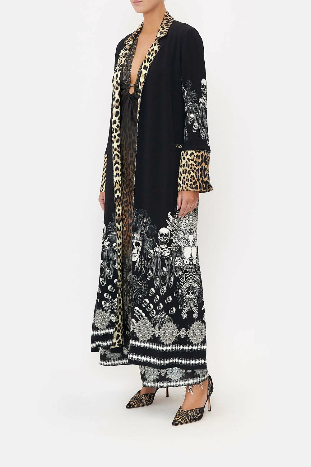 CUFFED SIDE SPLIT COAT ORDER OF DISORDER 4 CUFFED SIDE SPLIT COAT ORDER OF DISORDER - Image 4