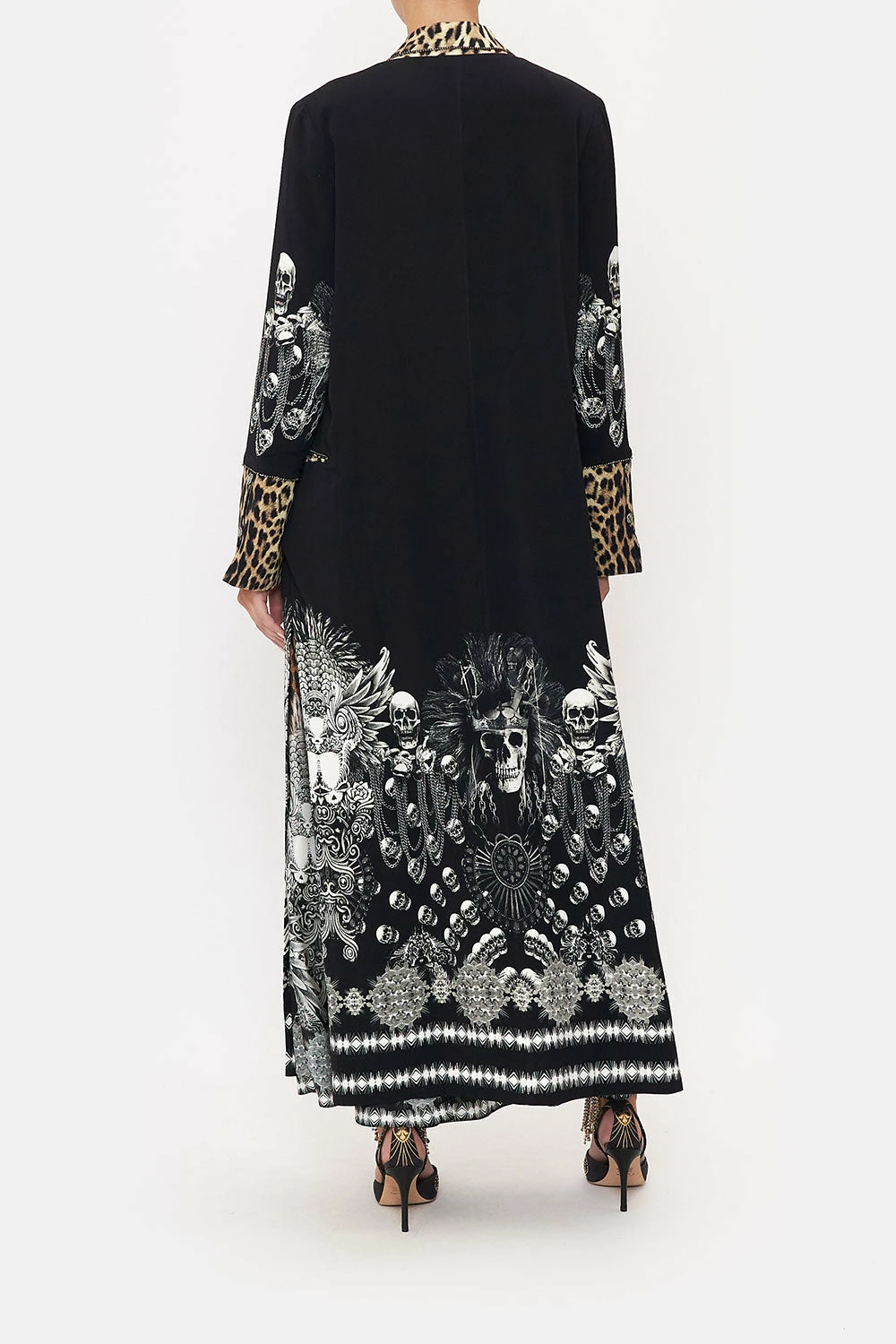 CUFFED SIDE SPLIT COAT ORDER OF DISORDER 2 CUFFED SIDE SPLIT COAT ORDER OF DISORDER - Image 2