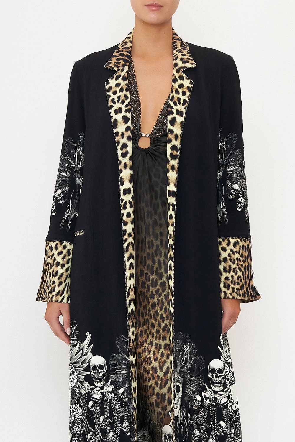 CUFFED SIDE SPLIT COAT ORDER OF DISORDER 5 CUFFED SIDE SPLIT COAT ORDER OF DISORDER - Image 5