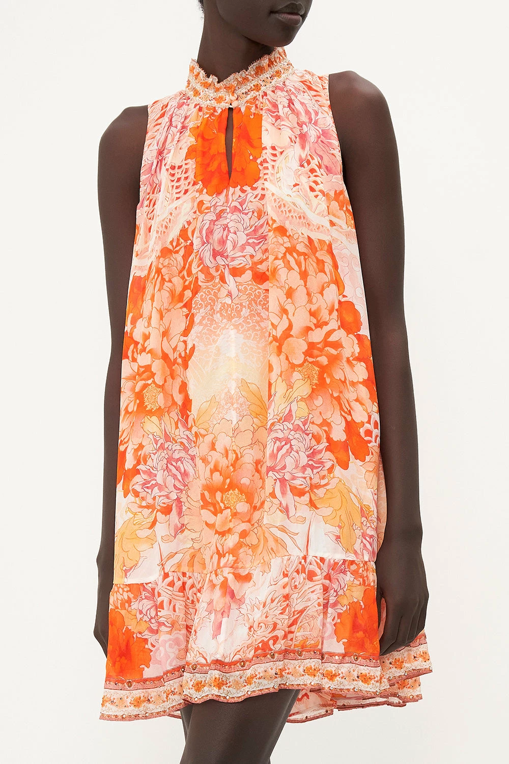 HIGH NECK RUFFLE DRESS DRAGON MOTHER 5 HIGH NECK RUFFLE DRESS DRAGON MOTHER - Image 5