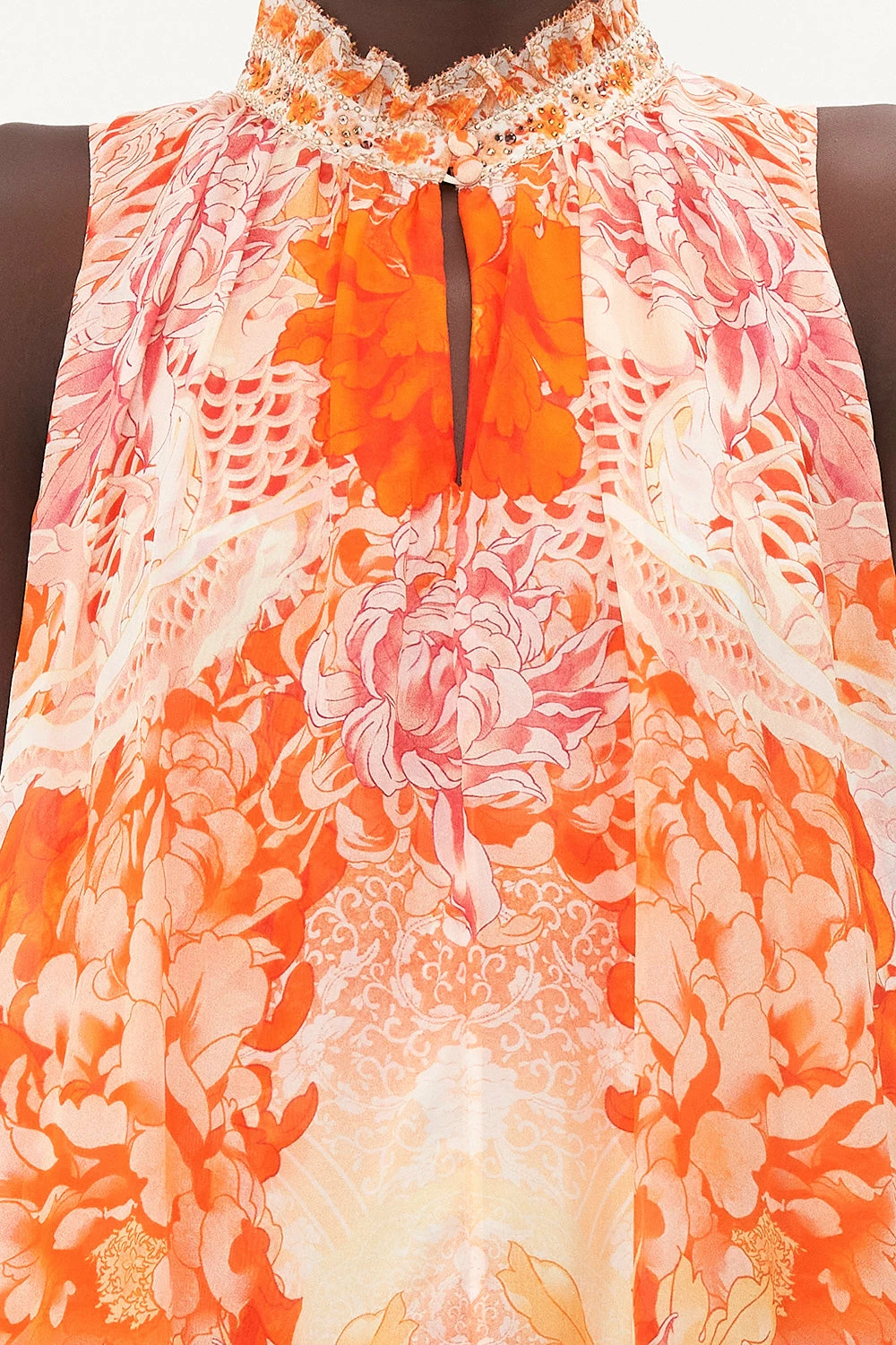 HIGH NECK RUFFLE DRESS DRAGON MOTHER 6 HIGH NECK RUFFLE DRESS DRAGON MOTHER - Image 6