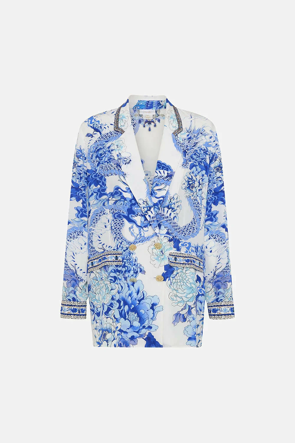 DOUBLE BREASTED SOFT JACKET HEART OF A DRAGON - Image 3