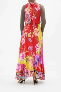 NECKTIE DRESS WITH ELASTICATED WAIST THE BEETLES -clothing shop CAMILLA 00018634 NECKTIE DRESS WITH ELASTICATED WAIST THE BEETLES 2 54de2c0c 30ac 4c26 8278 8f32493b4219