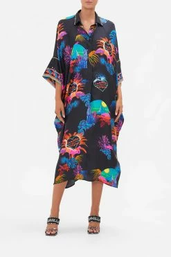 BATWING KAFTAN NAUGHTY NEON