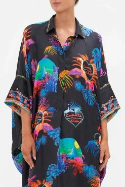 BATWING KAFTAN NAUGHTY NEON 12 BATWING KAFTAN NAUGHTY NEON -clothing shop CAMILLA 00018715 BATWING KAFTAN NAUGHTY NEON 4