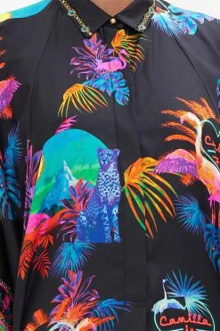 BATWING KAFTAN NAUGHTY NEON 13 BATWING KAFTAN NAUGHTY NEON -clothing shop CAMILLA 00018715 BATWING KAFTAN NAUGHTY NEON 5