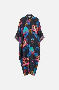 BATWING KAFTAN NAUGHTY NEON 10 BATWING KAFTAN NAUGHTY NEON -clothing shop CAMILLA 00018715 BATWING KAFTAN NAUGHTY NEON GHOST 1