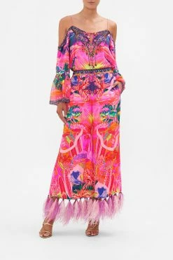 CROPPED LOUNGE PANT FLIGHT OF THE FLAMINGO