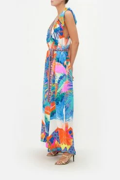 SCARF TIE JUMPSUIT FLAMENCO FLAMINGO -clothing shop CAMILLA 00018744 SCARF TIE JUMPSUIT FLAMENCO FLAMINGO 2