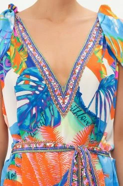 SCARF TIE JUMPSUIT FLAMENCO FLAMINGO -clothing shop CAMILLA 00018744 SCARF TIE JUMPSUIT FLAMENCO FLAMINGO 5