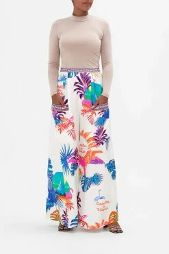 WIDE LEG TROUSER WITH FRONT POCKETS FLAMENCO FLAMINGO -clothing shop CAMILLA 00018747 WIDE LEG TROUSER WITH FRONT POCKETS FLAMENCO FLAMINGO 1 2af7da8e 02ce 4ac3 8bfd e6031e202e22
