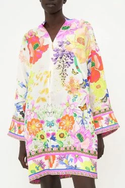 ZIP FRONT SHIRT DRESS FAIRY GANG 12 ZIP FRONT SHIRT DRESS FAIRY GANG -clothing shop CAMILLA 00018773 ZIP FRONT SHIRT DRESS FAIRY GANG 4