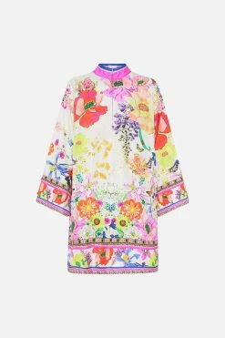 ZIP FRONT SHIRT DRESS FAIRY GANG 10 ZIP FRONT SHIRT DRESS FAIRY GANG -clothing shop CAMILLA 00018773 ZIP FRONT SHIRT DRESS FAIRY GANG GHOST