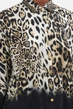 CURVED HEM SHIRT COOL FOR CATS -clothing shop CAMILLA 00018833 CURVED HEM SHIRT COOL FOR CATS 5