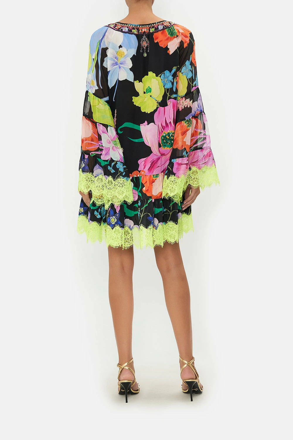 A-LINE GATHERED PANEL DRESS AWAY WITH THE FAIRIES - Image 2