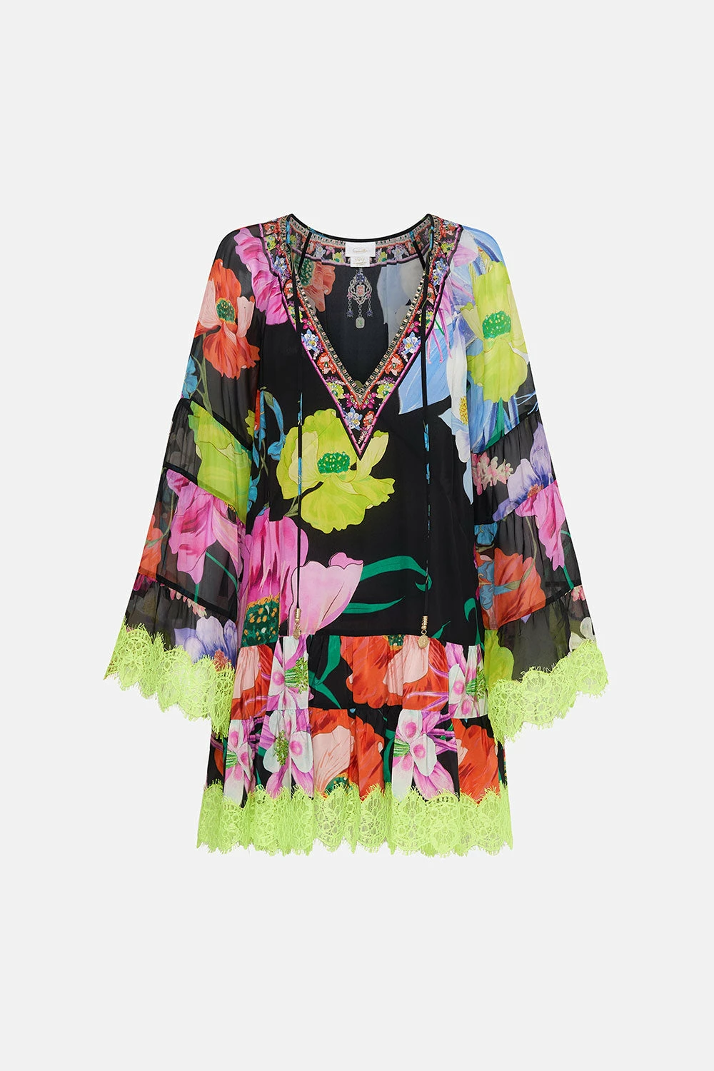 A-LINE GATHERED PANEL DRESS AWAY WITH THE FAIRIES - Image 3