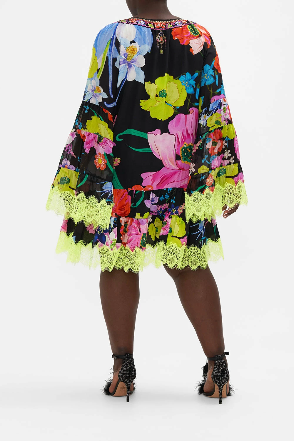 A-LINE GATHERED PANEL DRESS AWAY WITH THE FAIRIES - Image 8