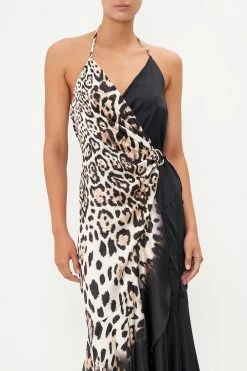 WRAP FRONT HARDWARE DRESS COOL FOR CATS -clothing shop CAMILLA 00018859 WRAP FRONT HARDWARE DRESS COOL FOR CATS 4