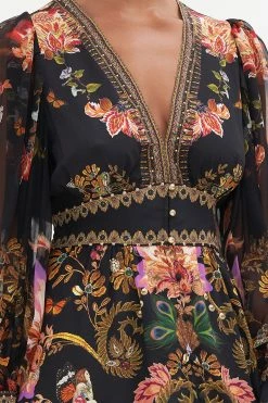 BUTTON FRONT FRILL DRESS TO CATCH A SPIDER 11 BUTTON FRONT FRILL DRESS TO CATCH A SPIDER -clothing shop CAMILLA 00019006 BUTTON FRONT FRILL DRESS TO CATCH A SPIDER 5