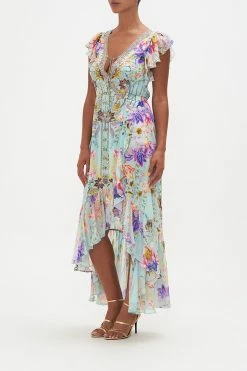 RUFFLE WRAP DRESS LOVE WEB 9 RUFFLE WRAP DRESS LOVE WEB -clothing shop CAMILLA 00019021 RUFFLE WRAP DRESS LOVE WEB 2