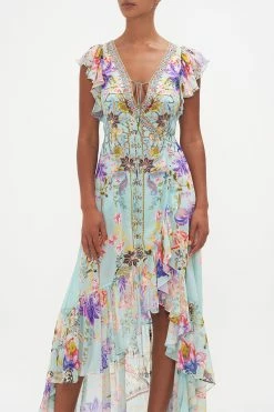 RUFFLE WRAP DRESS LOVE WEB 10 RUFFLE WRAP DRESS LOVE WEB -clothing shop CAMILLA 00019021 RUFFLE WRAP DRESS LOVE WEB 4