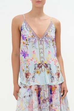 BUTTON FRONT V NECK CAMI LOVE WEB -clothing shop CAMILLA 00019024 BUTTON FRONT V NECK CAMI LOVE WEB 4