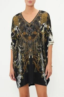 BAT SLEEVE DRESS RAVIN RAVEN 13 BAT SLEEVE DRESS RAVIN RAVEN -clothing shop CAMILLA 00019057 BAT SLEEVE DRESS RAVIN RAVEN 4