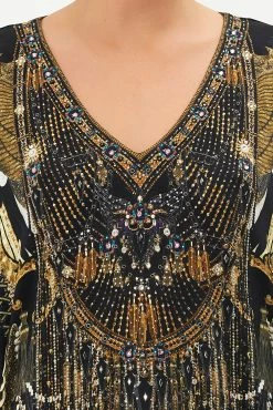 BAT SLEEVE DRESS RAVIN RAVEN 14 BAT SLEEVE DRESS RAVIN RAVEN -clothing shop CAMILLA 00019057 BAT SLEEVE DRESS RAVIN RAVEN 5