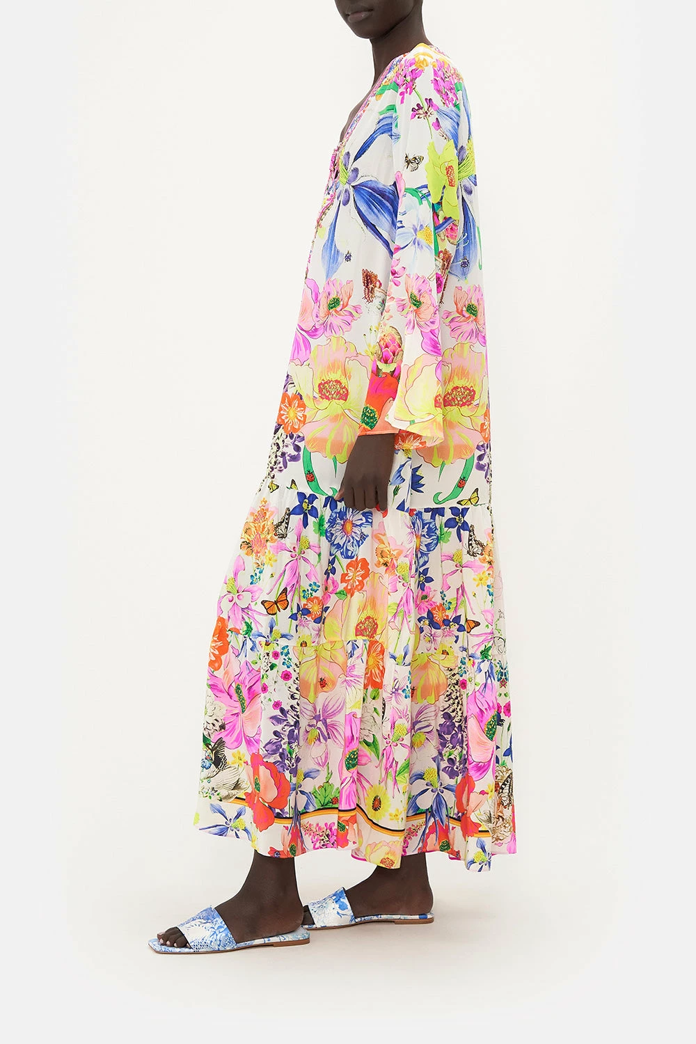 LACE UP DRESS WITH TIERED HEM FAIRY GANG 4 LACE UP DRESS WITH TIERED HEM FAIRY GANG - Image 4