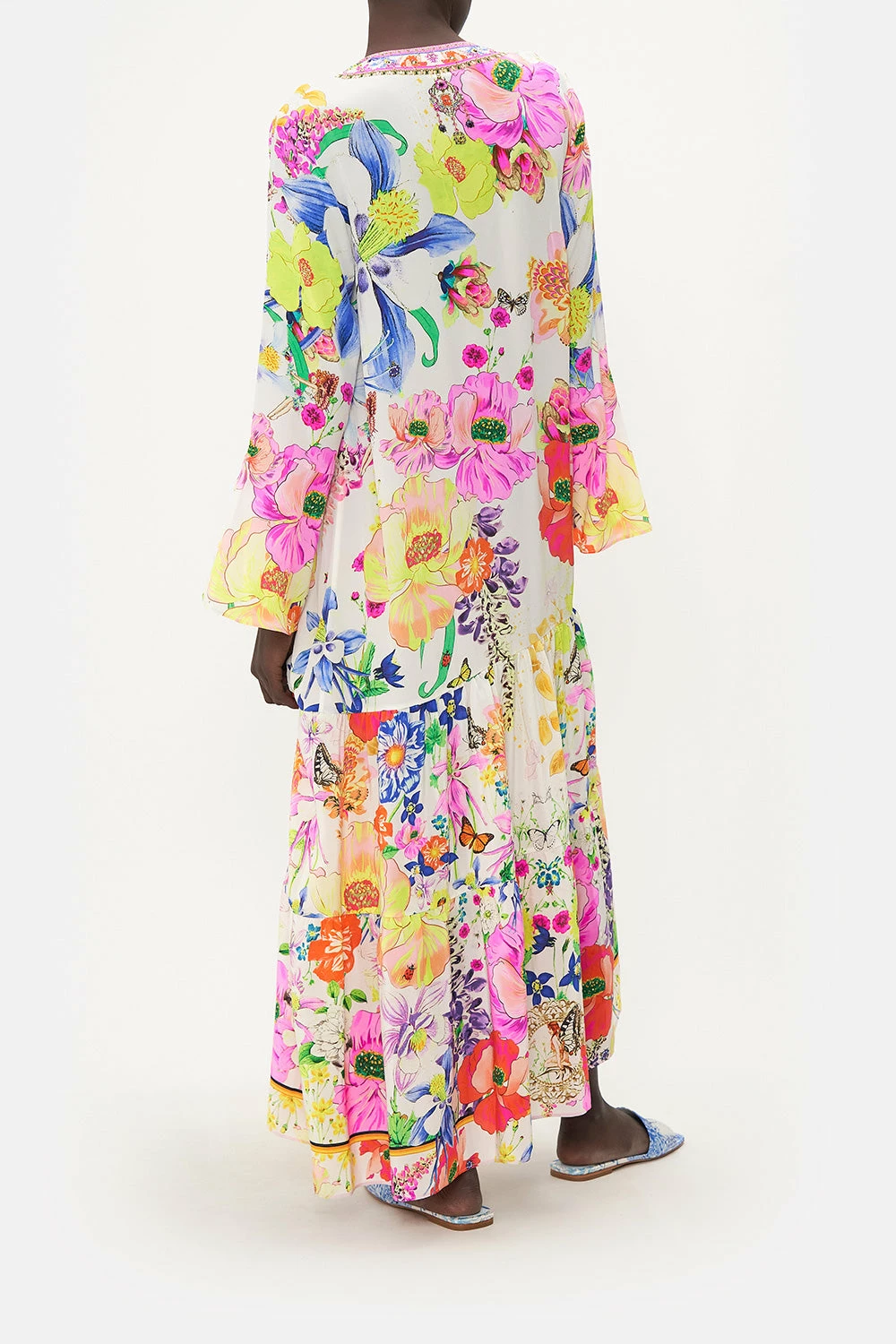 LACE UP DRESS WITH TIERED HEM FAIRY GANG 2 LACE UP DRESS WITH TIERED HEM FAIRY GANG - Image 2