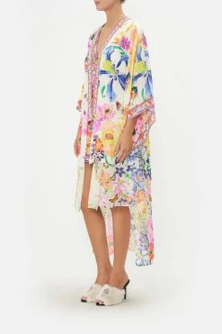 KIMONO WITH LONG UNDERLAYER FAIRY GANG -clothing shop CAMILLA 00019072 KIMONO WITH LONG UNDERLAYER FAIRY GANG 2