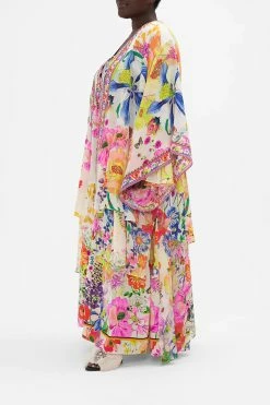 KIMONO WITH LONG UNDERLAYER FAIRY GANG -clothing shop CAMILLA 00019072 KIMONO WITH LONG UNDERLAYER FAIRY GANG MTL 2