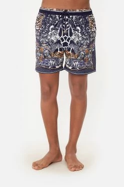 ELASTIC WAIST BOARDSHORT WHERES YOUR HEAD AT -clothing shop CAMILLA 00019109 ELASTIC WAIST BOARDSHORT WHERES YOUR HEAD AT 4