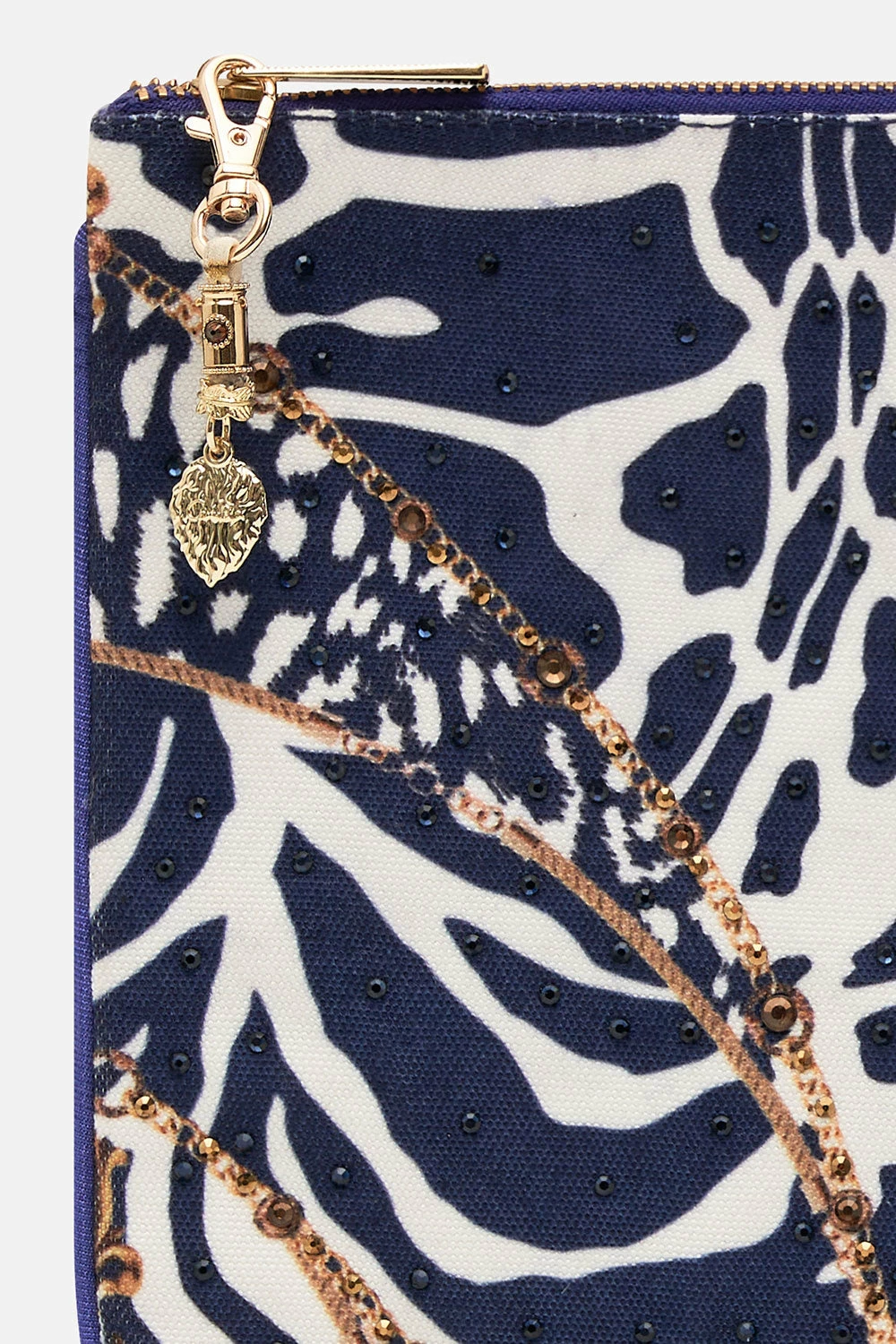 SMALL CANVAS CLUTCH WHERES YOUR HEAD AT - Image 2